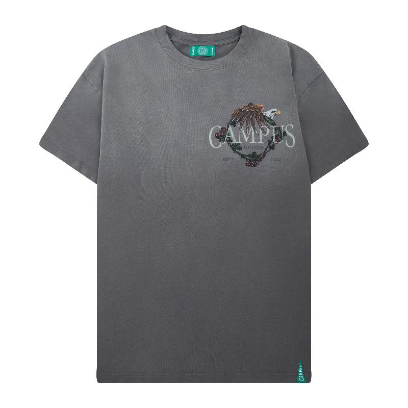 Dreamcatcher Tee Sun Fade Wash (Grey)